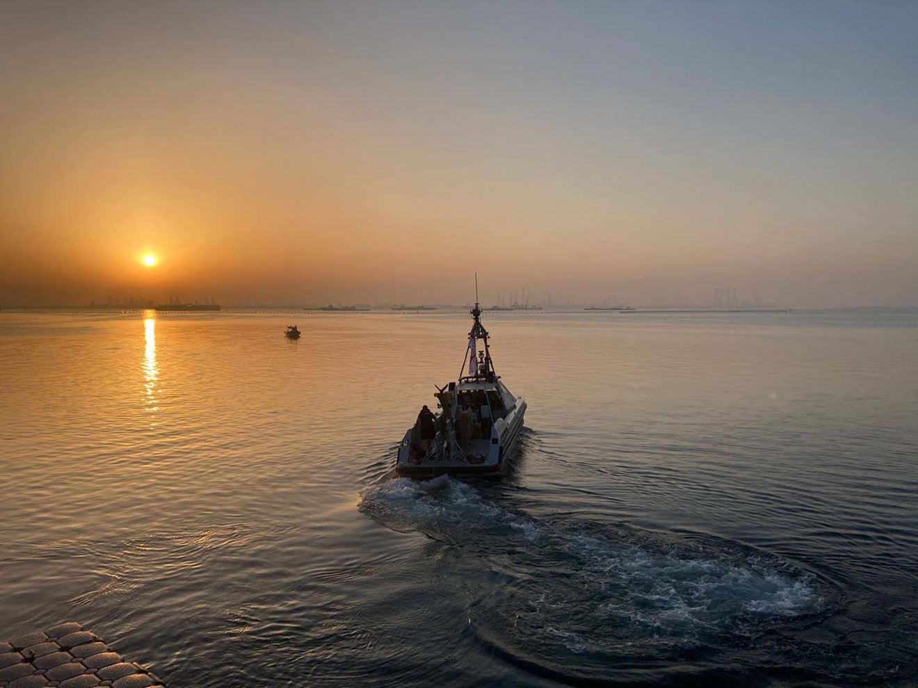 RNMB Harrier has spent a year in the Gulf trialling autonomous and remote-piloted minehunting systems
