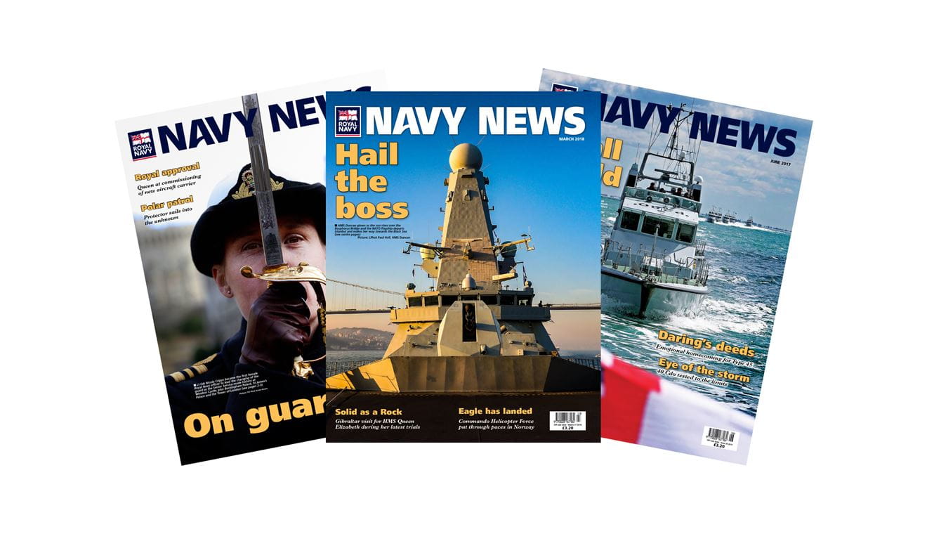 Navy News cover pages