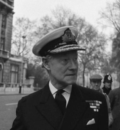 Sir Henry Leach pictured shortly after victory in the Falklands in 1982 Sir Henry Leach pictured shortly after victory in the Falklands in 1982