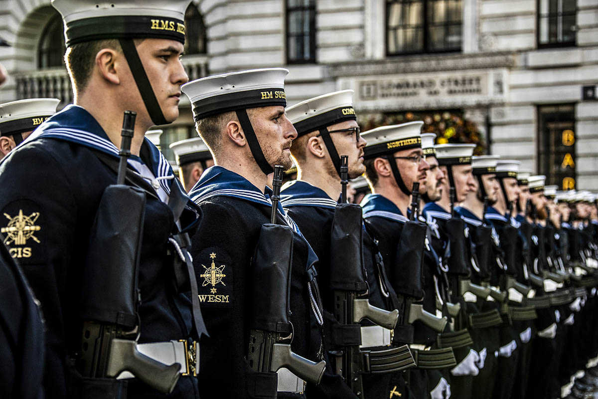 The Royal Navy and Royal Marines - both regular and reserves - have led from the front in this year's Lord Mayor of London's Show.