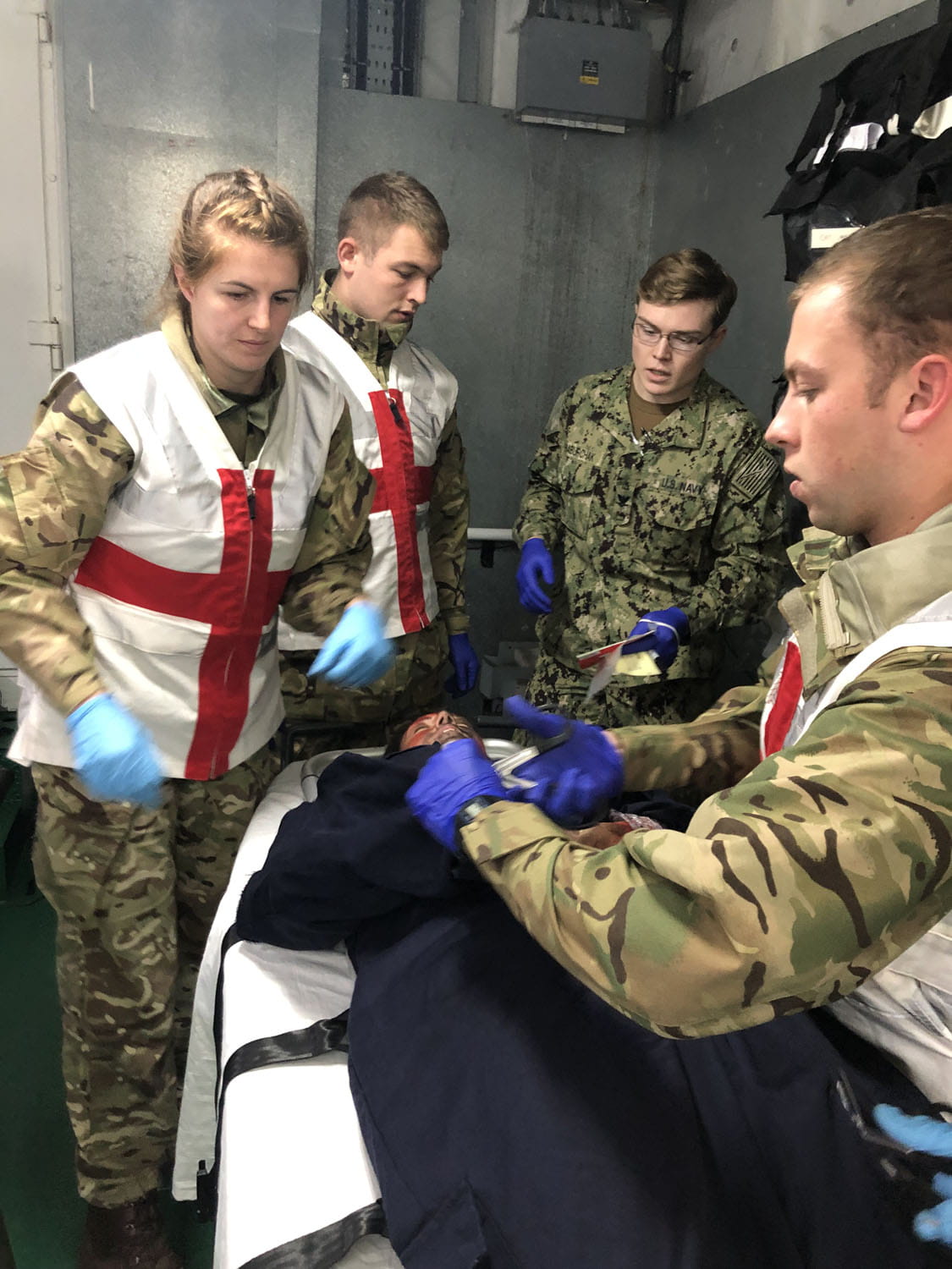 RFA Argus' hospital undergoes medical exercise
