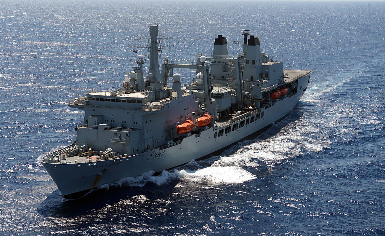 RFA Fort Victoria returns to UK after two-year deploymentRFA Fort Victoria returns to UK after two-year deployment