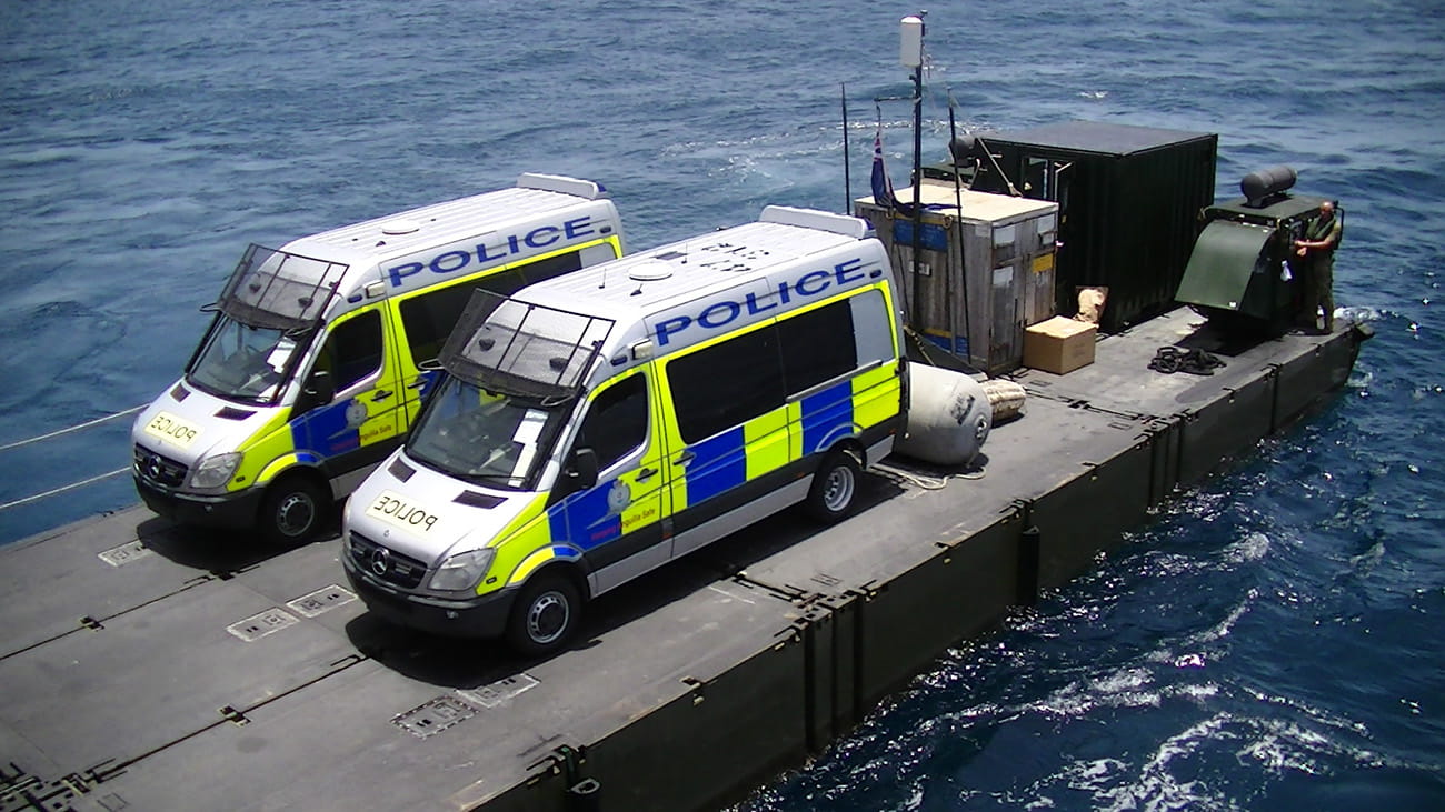 RFA Mounts Bay visits Anguilla
