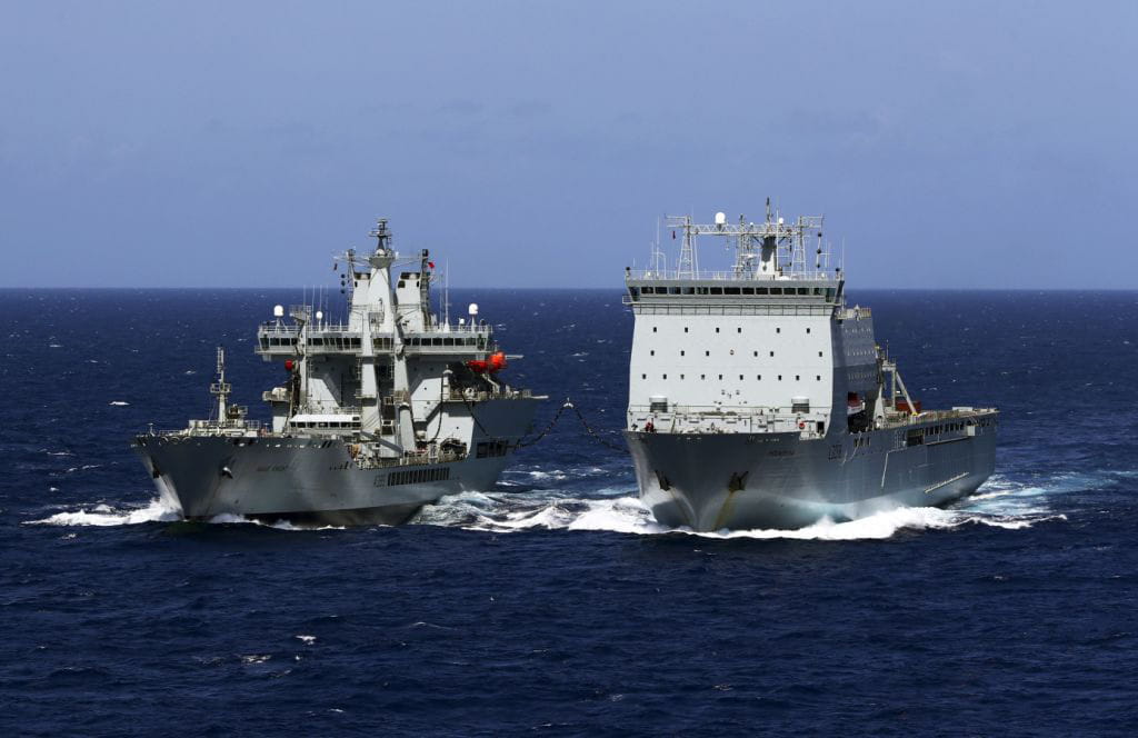 Wave Knight passes the North Atlantic Patrol baton to Mounts Bay