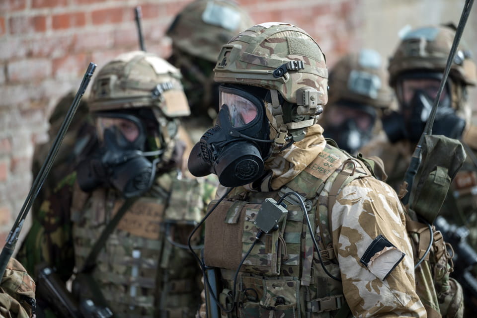 Toxic storm for Royal Marines in major chemical exercise