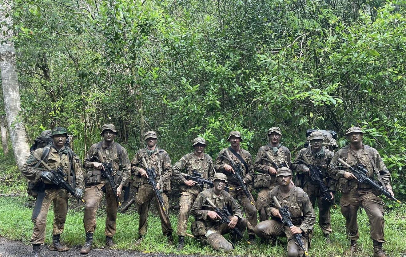 Marines training