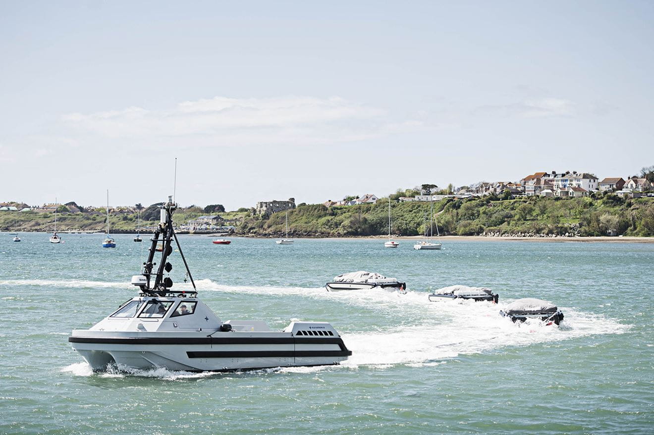 Minesweeping returns as RN trials new autonomous boat