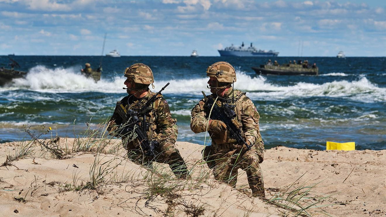 Amphibious landing at Kolga Bay, Estonia