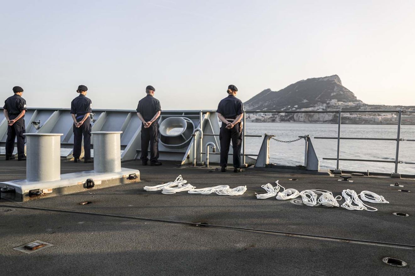 Task group arrives in Gibraltar on first stop of deployment