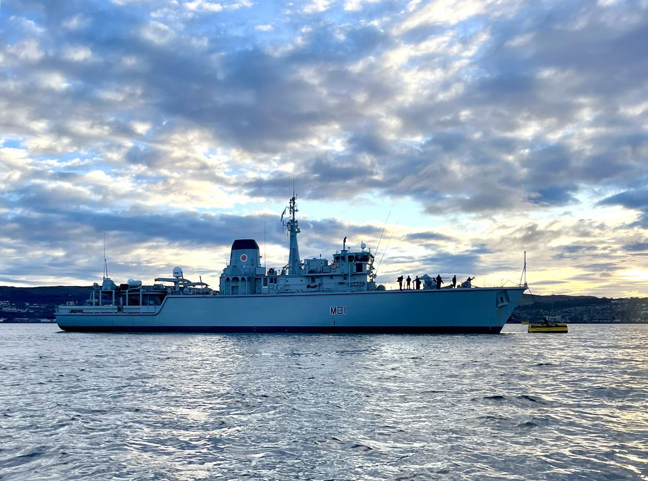 HMS Cattistock in the Clyde at the beginning of her Operational Sea Training HMS Cattistock in the Clyde at the beginning of her Operational Sea Training