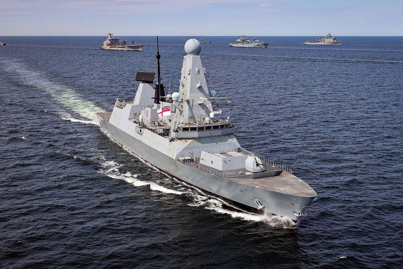 HMS Defender leads weekend of commemorations marking victory in the Atlantic 