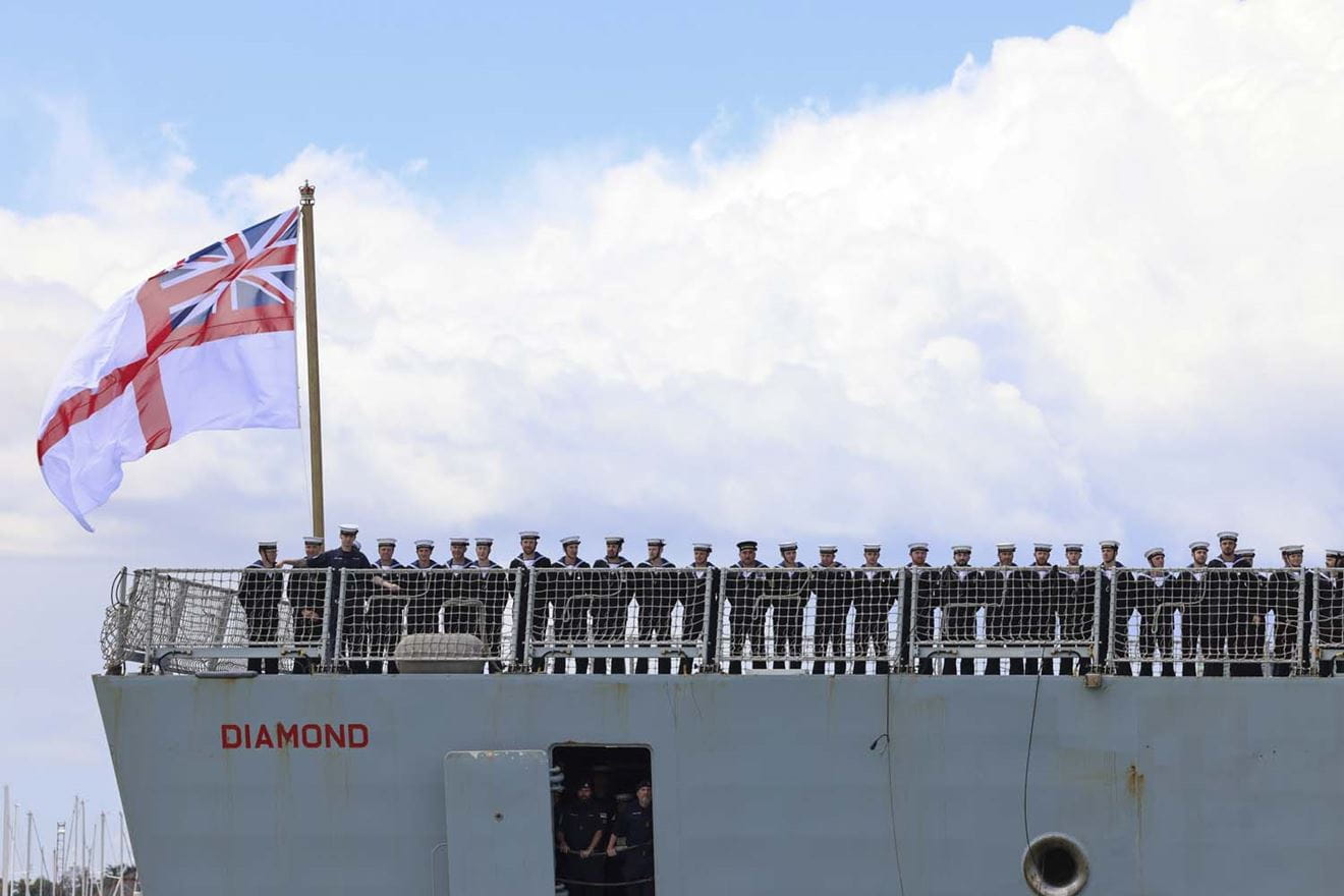 HMS Diamond recognised