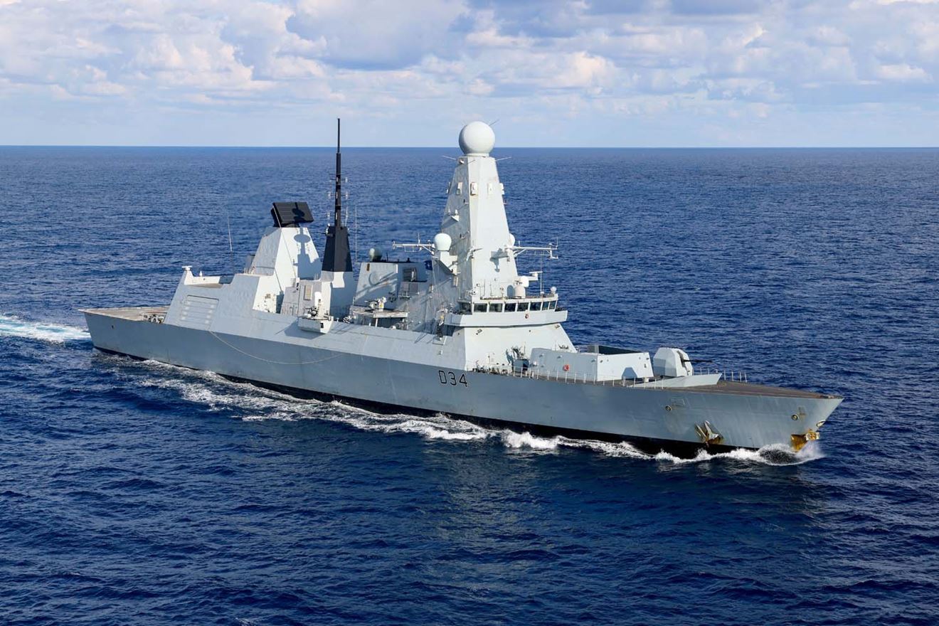 HMS Diamond has joined Standing NATO Maritime Group 2 to support operations in the Mediterranean. Picture: LPhot Arnold