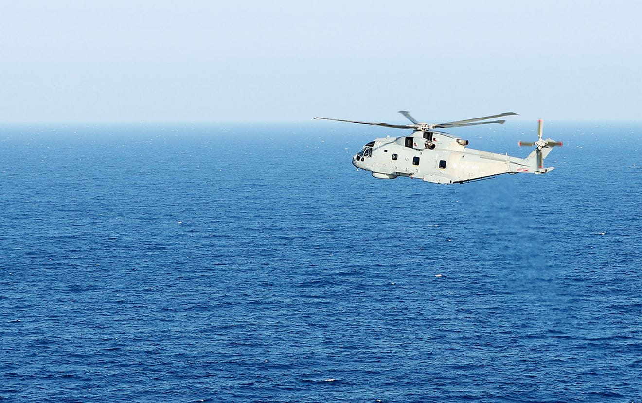Target Duncan! Merlins try to protect destroyer during NATO sub exercise