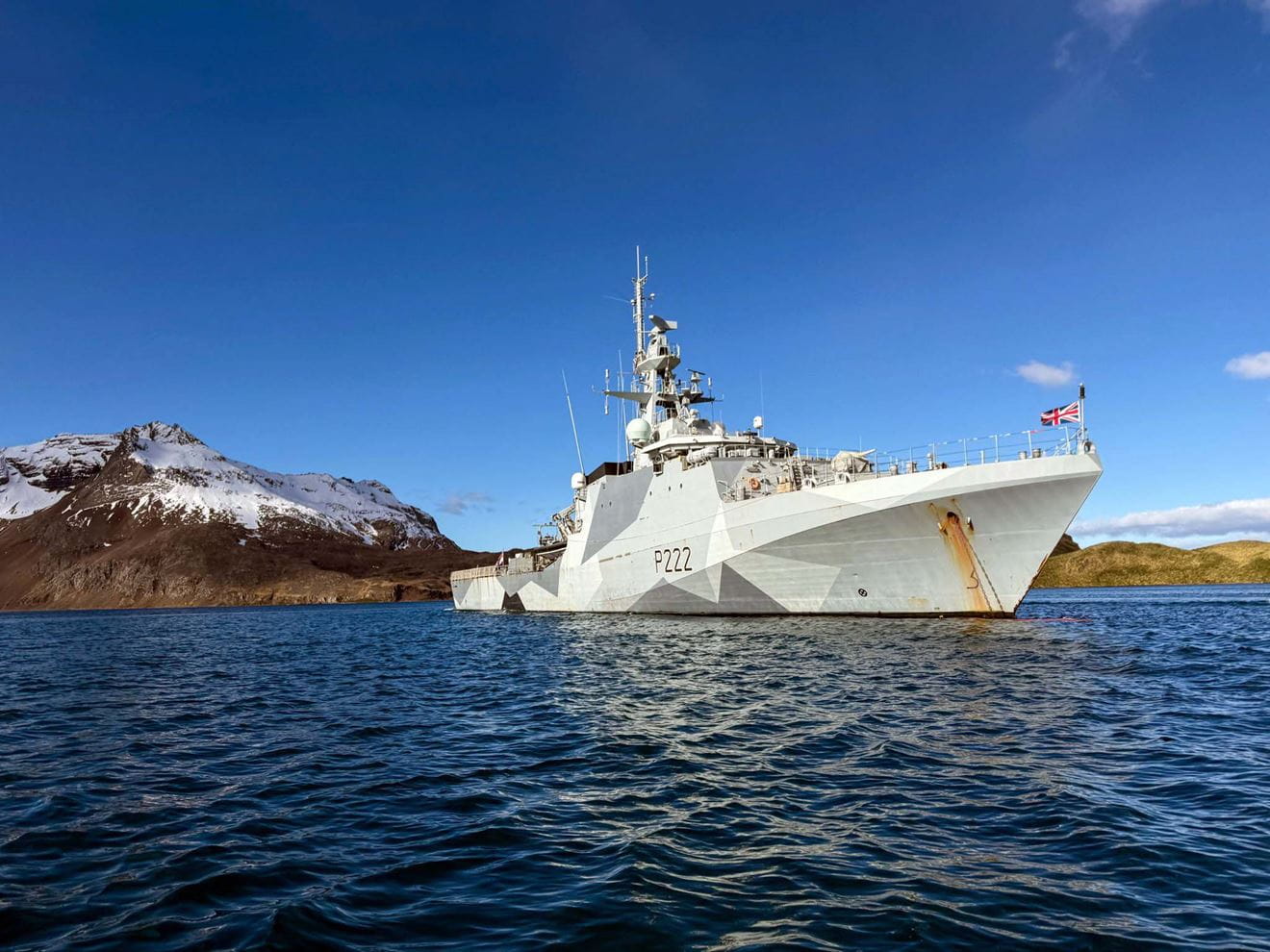HMS Forth in S Georgia