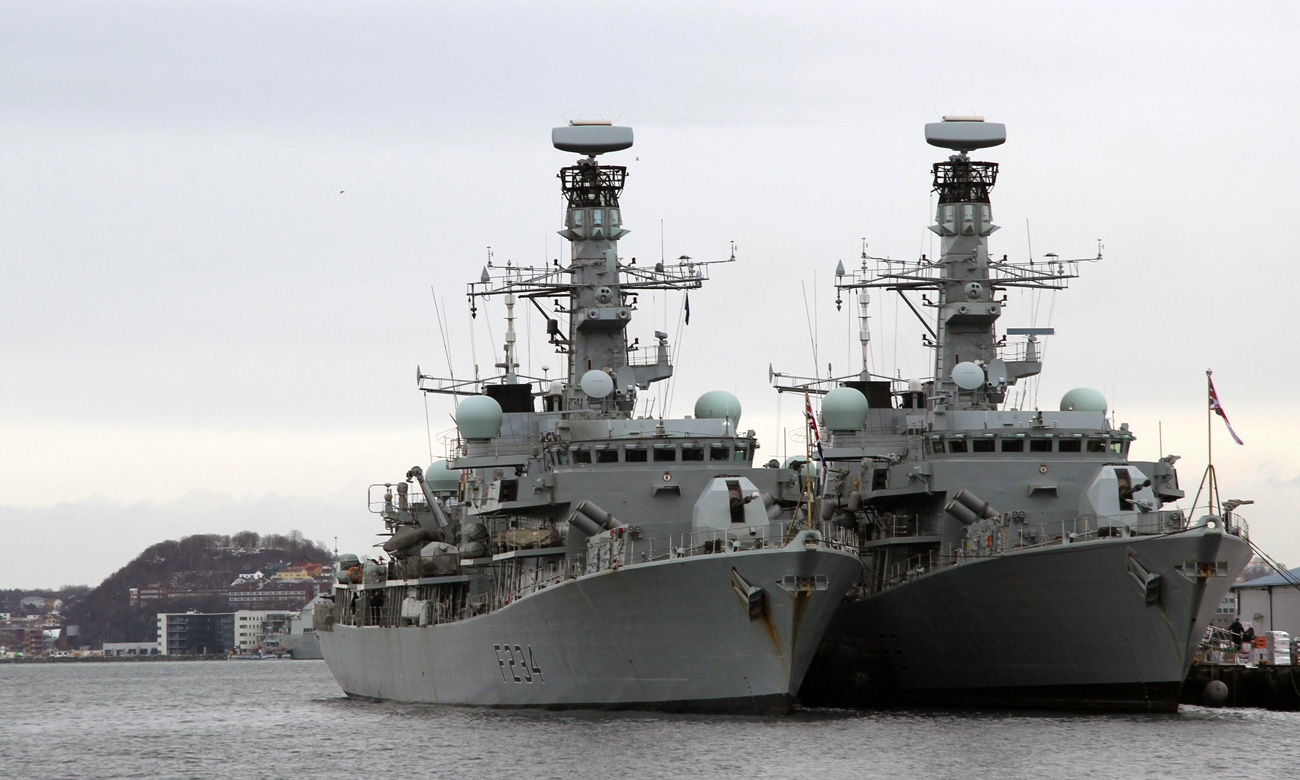 Frigates gear up for Exercise Cold Response in Norway