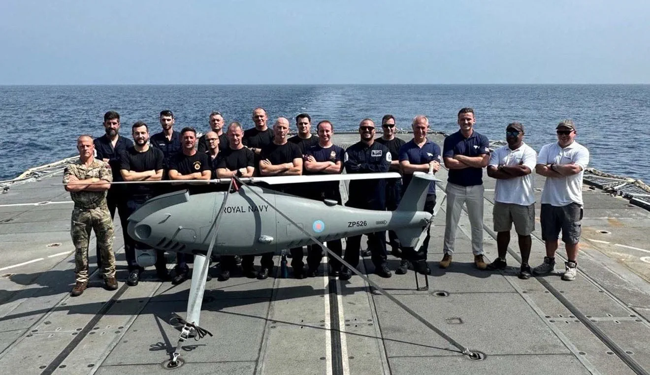 Royal Navy’s mini-helicopter debuts on operations in Gulf