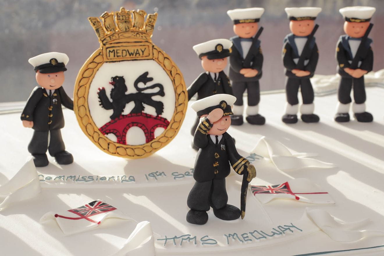 HMS Medway ready for duty after Commissioning Ceremony