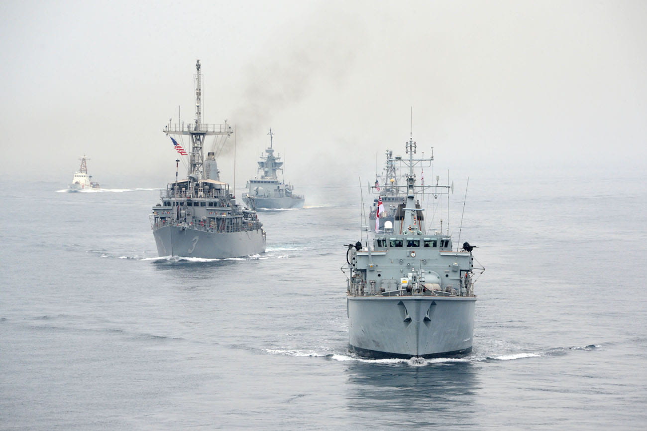 HMS Middleton’s crew returns home from Gulf deployment