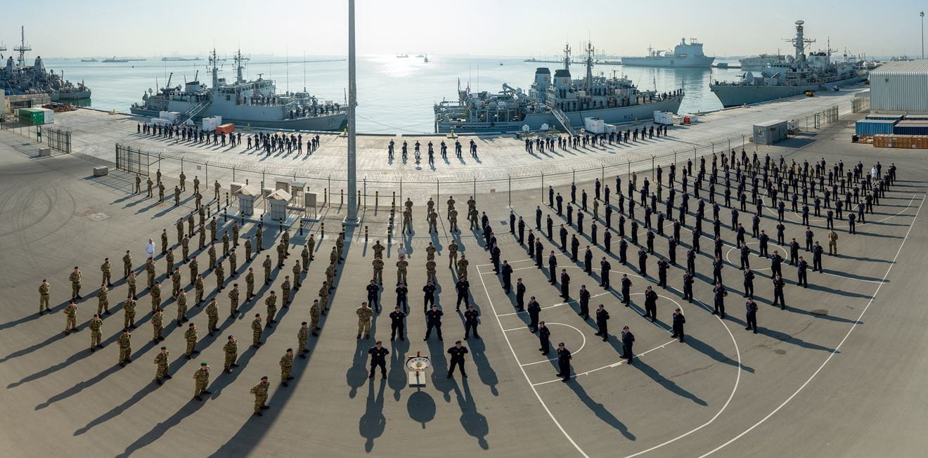 403 personnel and six ships under the direction of UKMCC 403 personnel and six ships under the direction of UKMCC