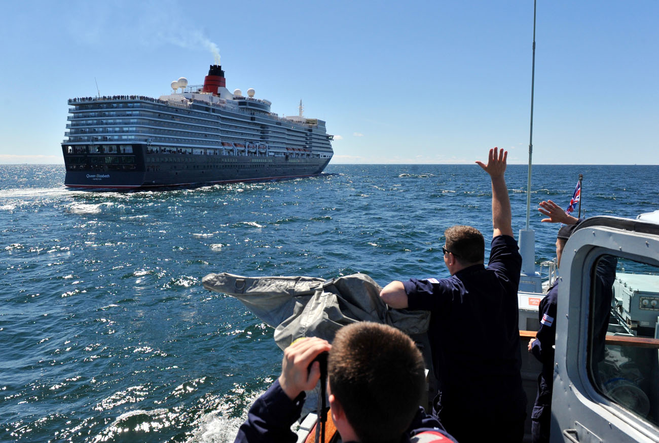 HMS Pembroke has brush with maritime royalty