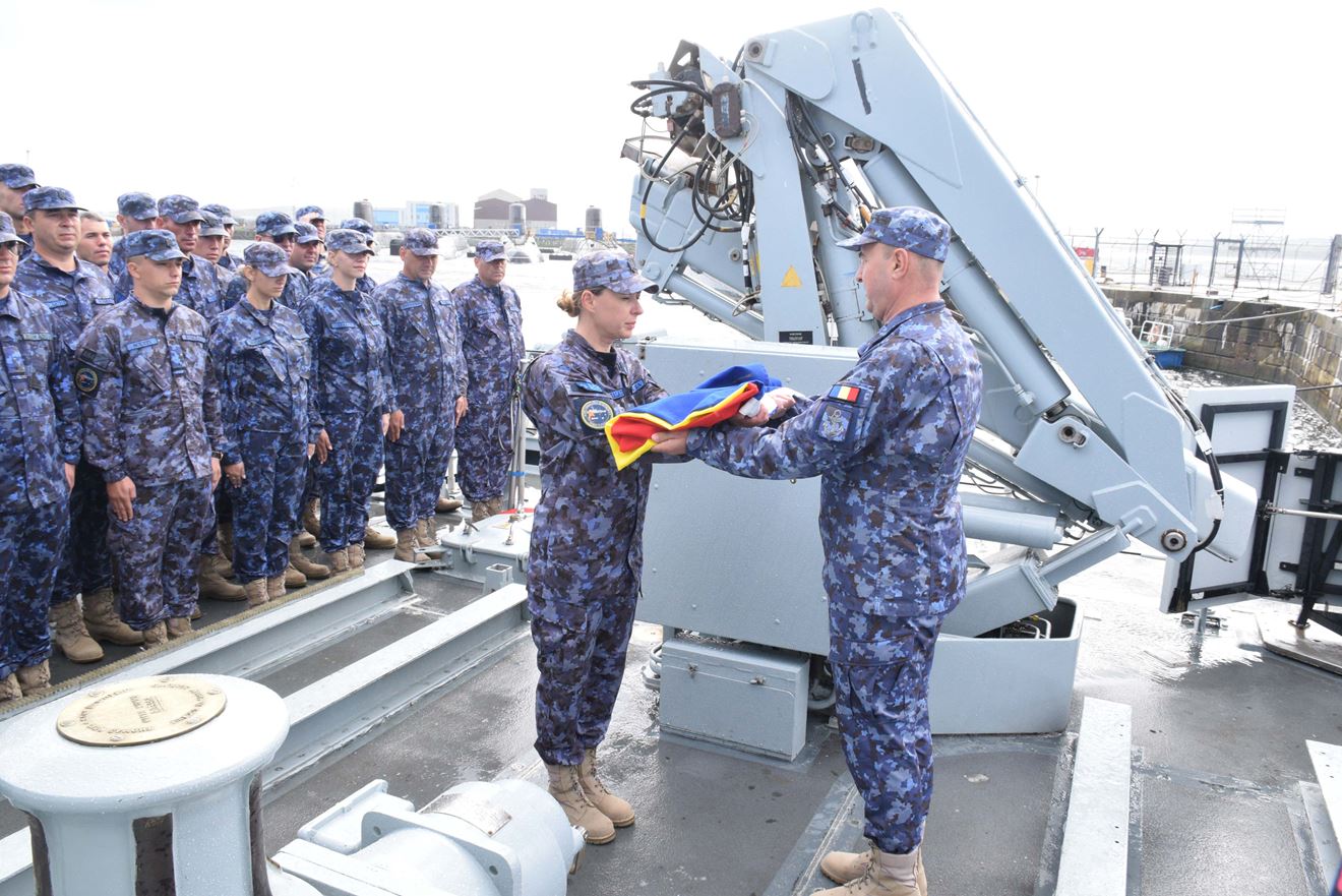 Second former Royal Navy minehunter joins Romanian Navy