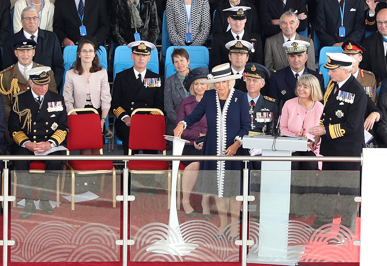 HMS Prince of Wales naming ceremony