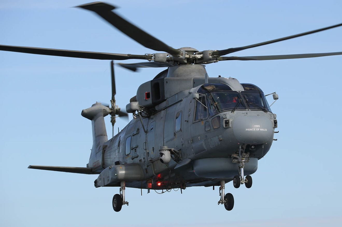 First aircraft lands on HMS Prince of Wales
