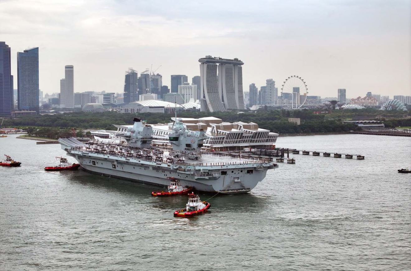 Flagship debuts in Singapore as carrier group begins key South-east Asia visits