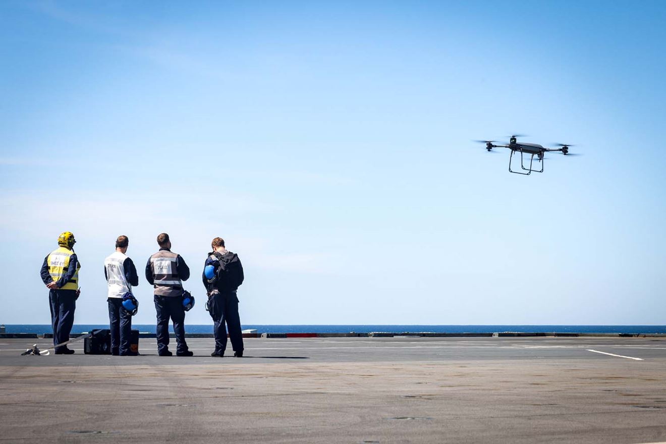 A Malloy drone is launched