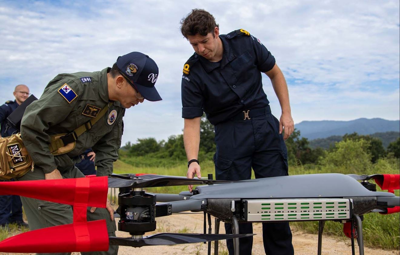 RN drone operators work with US allies
