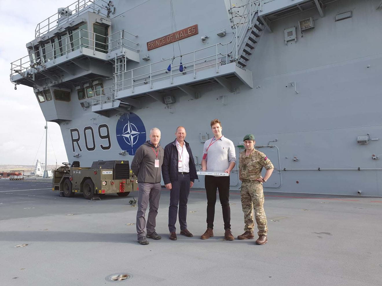 HMS Prince of Wales will be trialling quantum technology during exercises in the Arctic