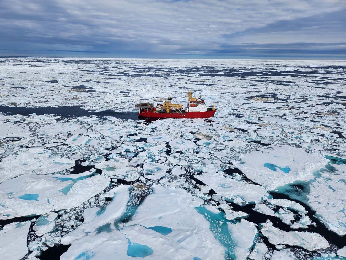 HMS Protector in Hudson Bay
