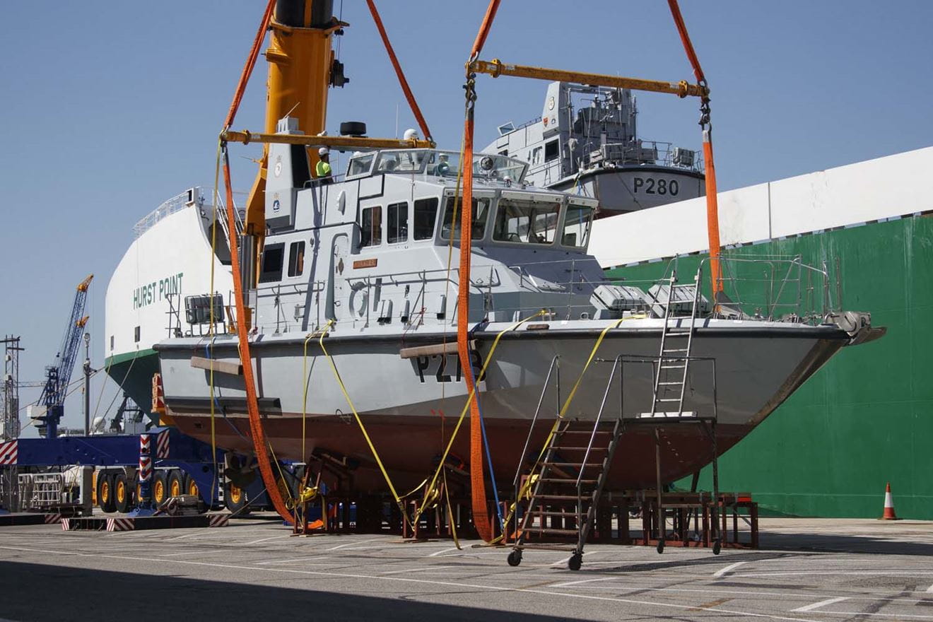 HMS Pursuer and Dasher prepare for Rock mission
