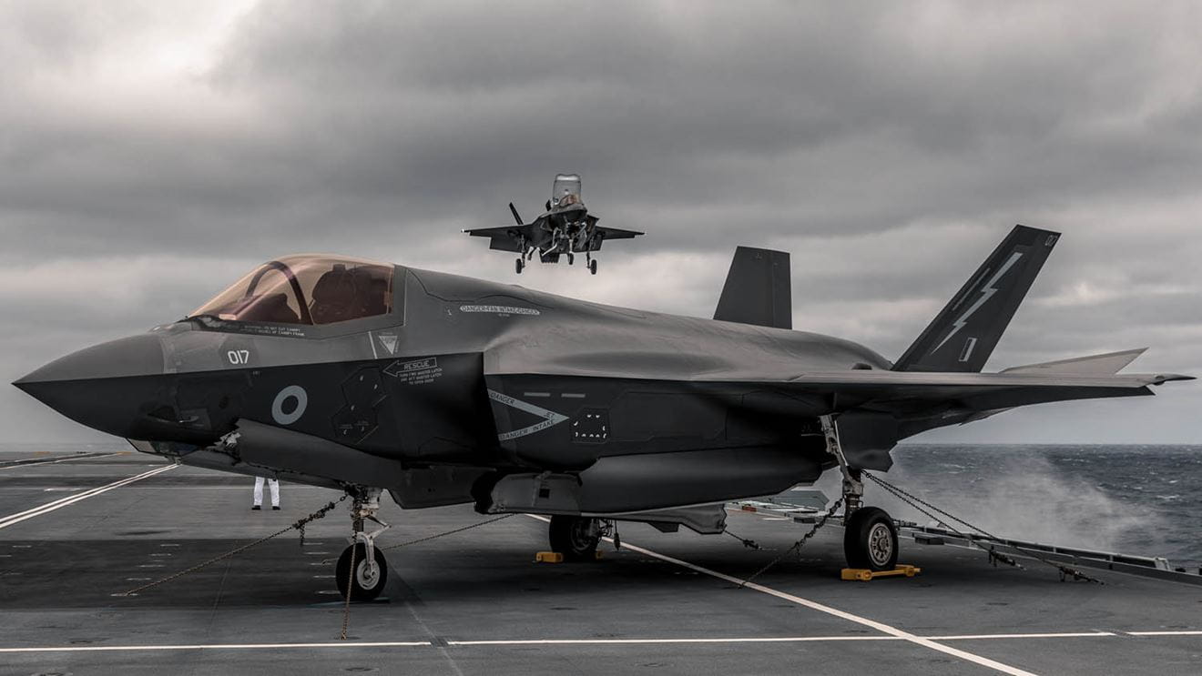 F-35 fully loaded for first time on HMS Queen Elizabeth