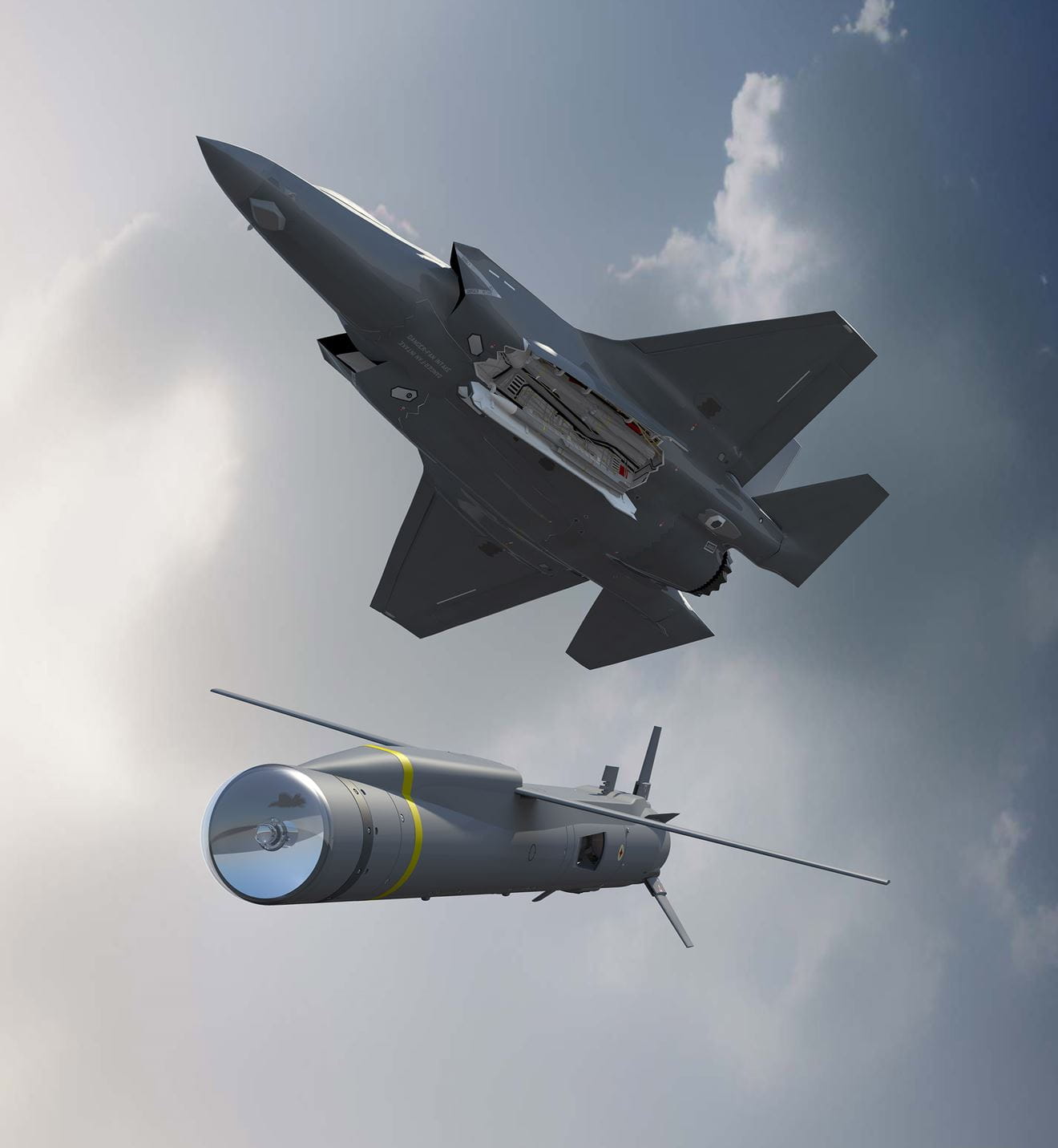 SPEAR3 launched from an F-35 internal weapons bay