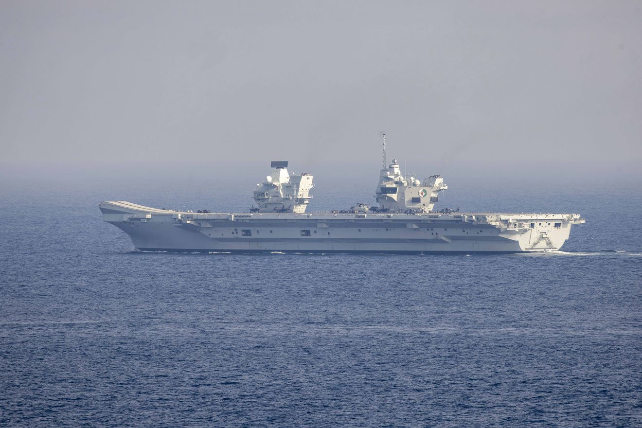 UK flagship deploys on historic NATO mission