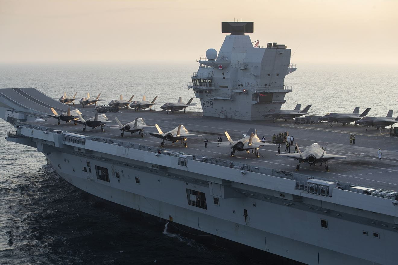 HMS Queen Elizabeth is the new Fleet Flagship, having taken over from HMS Albion. Picture: LPhot Belinda Alker