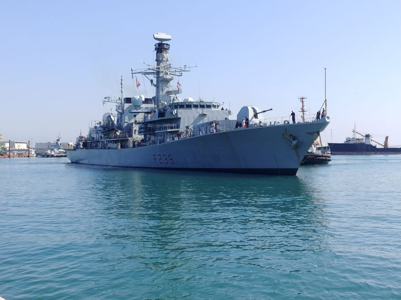 HMS Richmond has completed Phase 1 of her Carrier Strike Group deployment