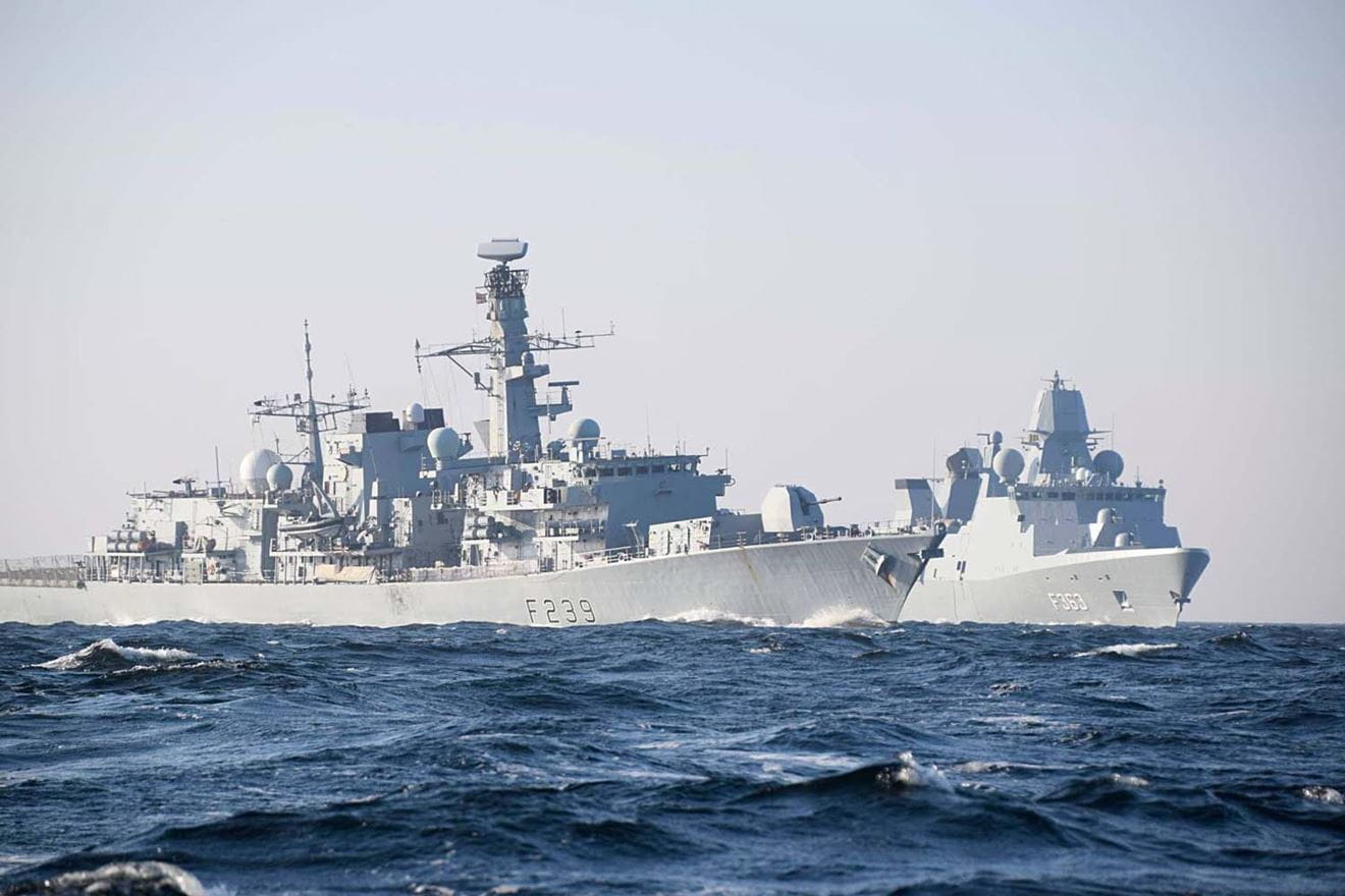 HMS Richmond has been working with allies in the Baltic Sea