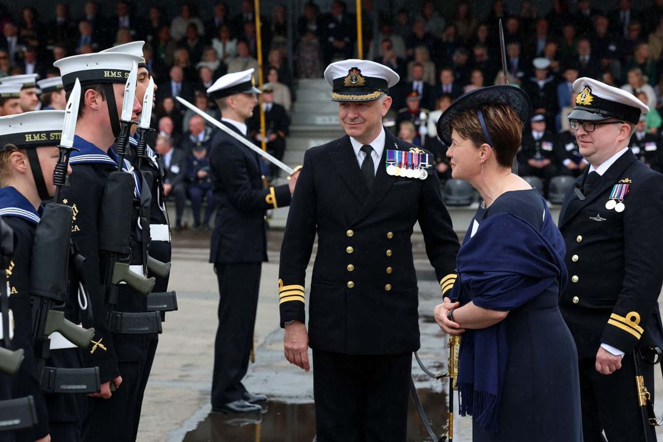 HMS Stirling Castle commissioning ceremony