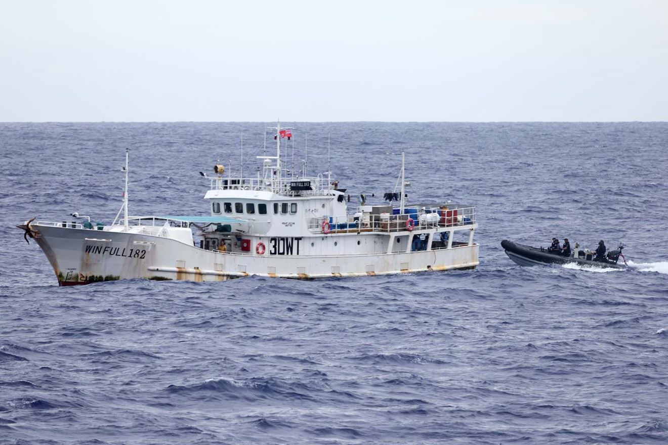 Royal Navy joins Fiji to keep Pacific fish thieves at bay