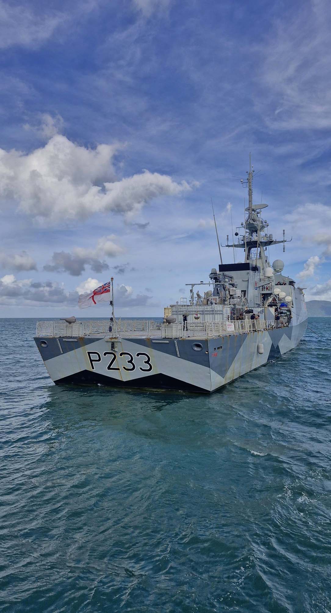 A stern look at HMS Tamar