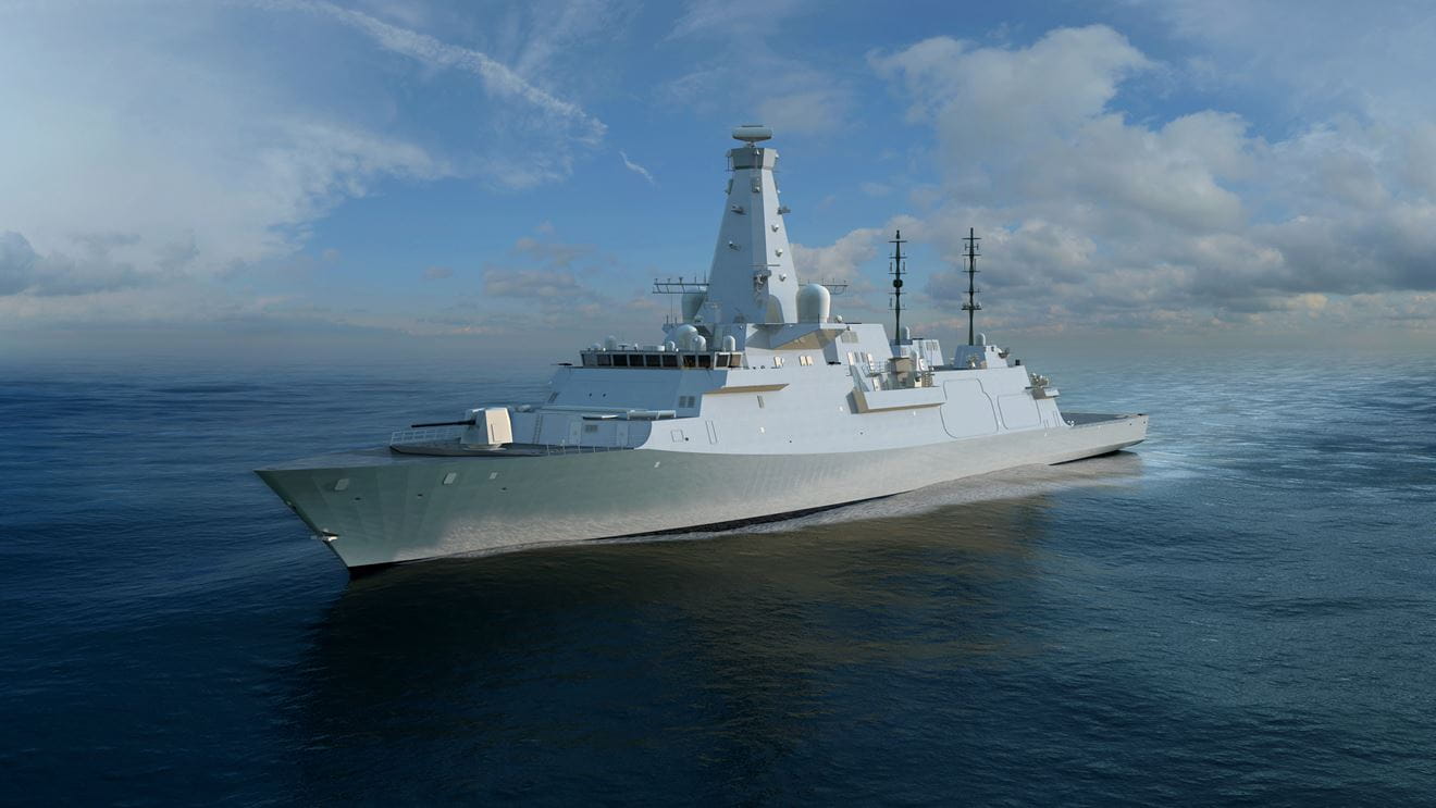 Computer Generated Image of the future Type 26 Global Combat Ship