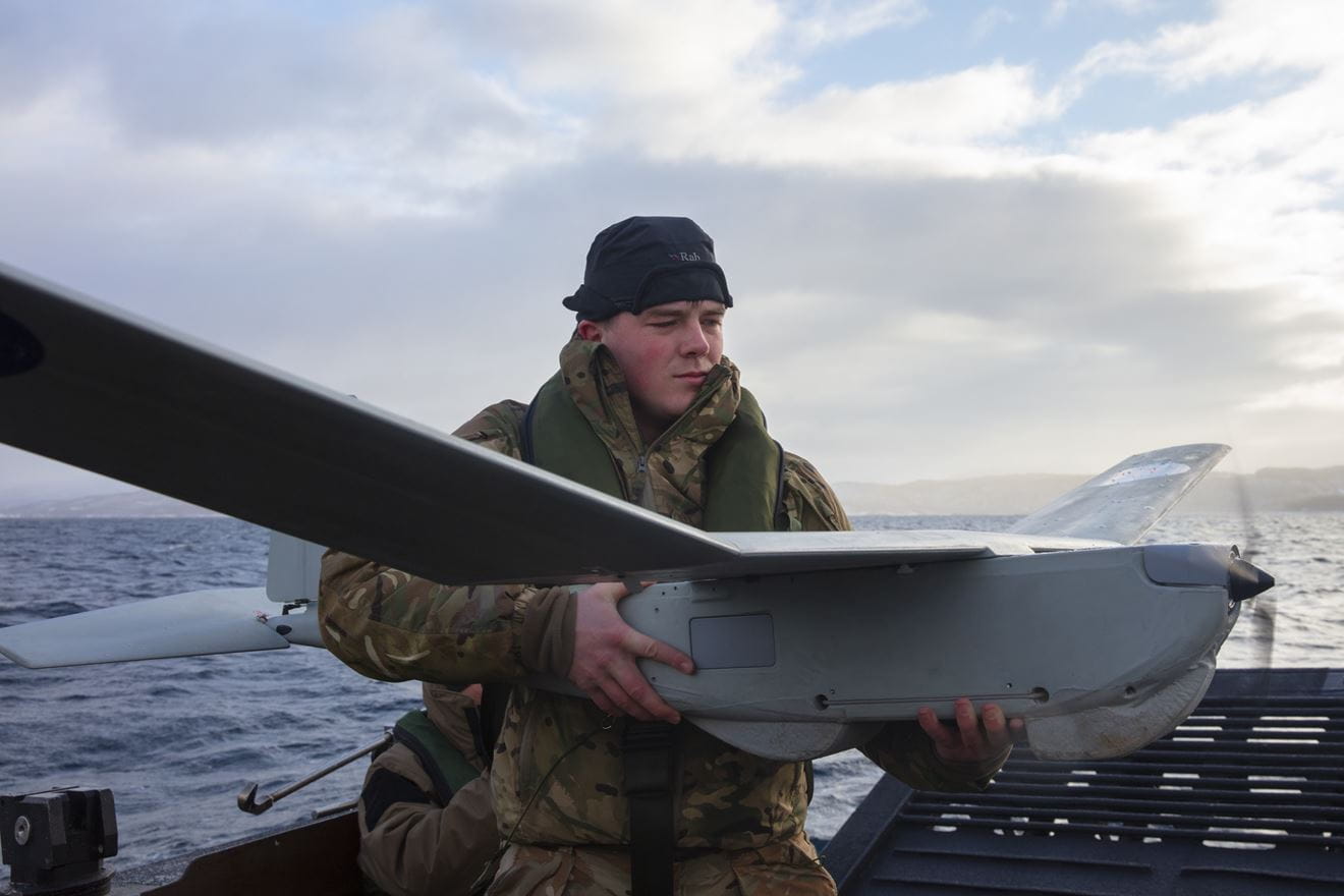700X launch from a 47 Commando LCVP in Norway. Picture: LPhot Joe Cater