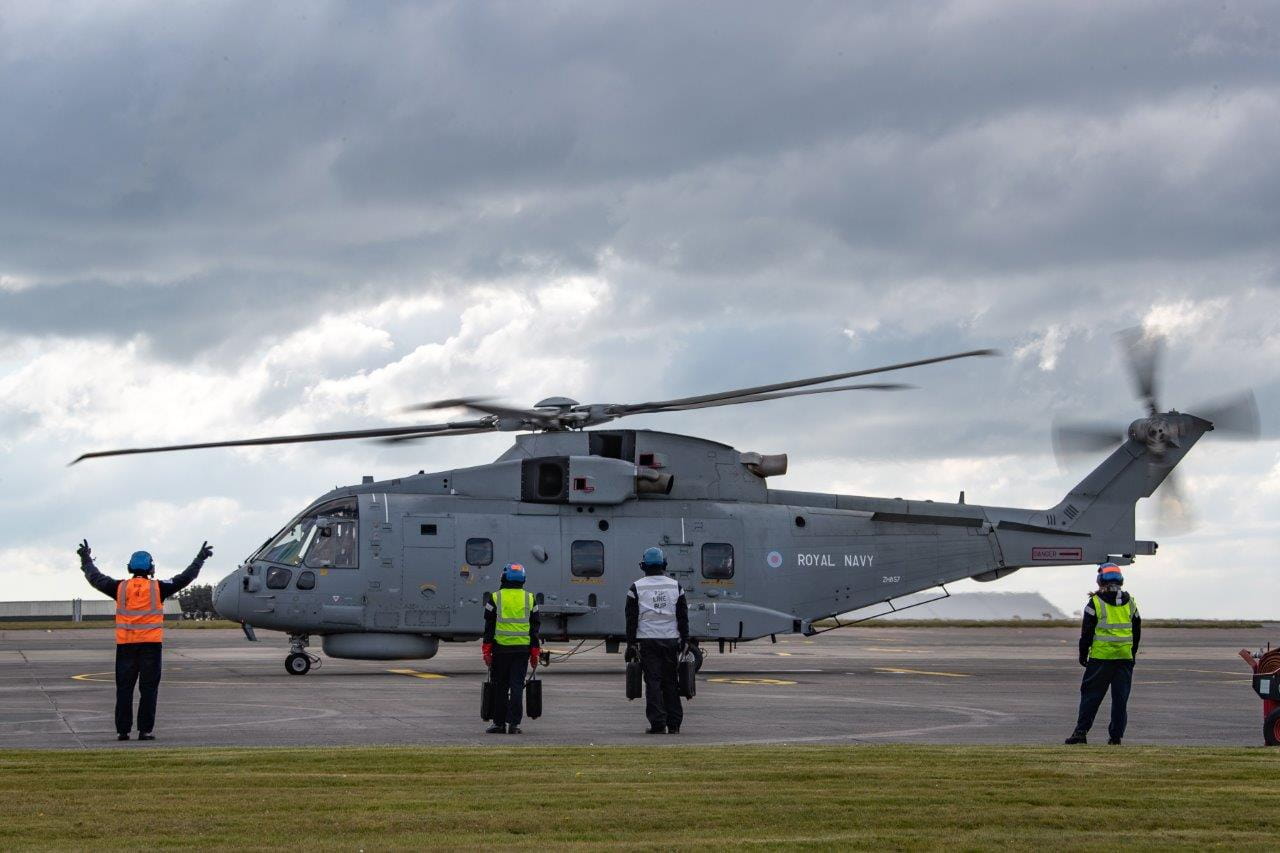 Culdrose helicopters join fight against virus in South-West