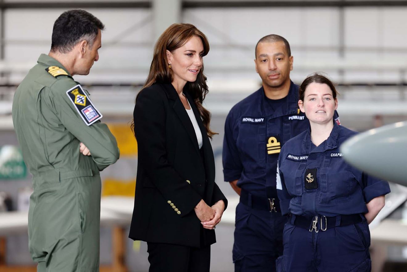Fleet Air Arm welcomes patron Princess of Wales for first time