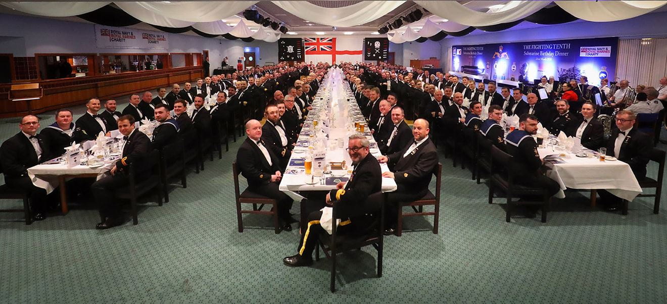 Submariners assemble at anniversary dinner