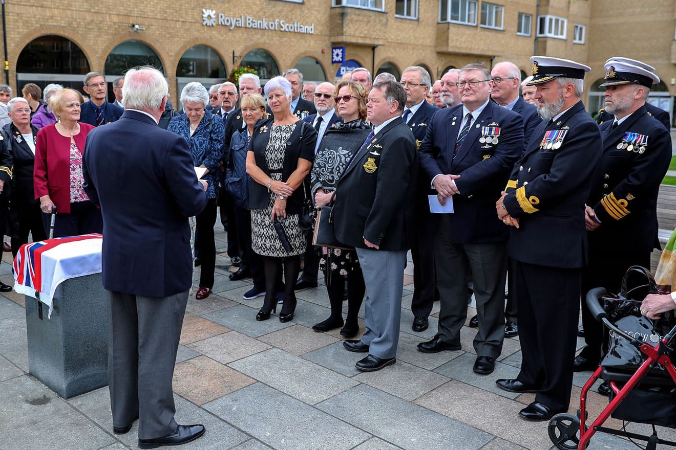 K13 plinth is unveiled in Helensburgh’s outdoor museum
