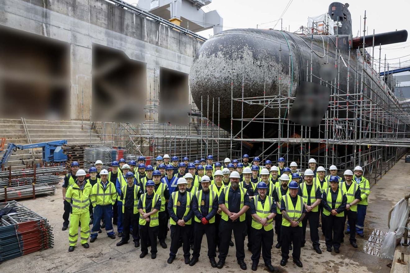 Victorious milestone as submarine enters Devonport dock in £560M revamp
